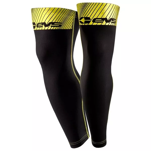 EVS TUG Knee Brace Under Sleeves Black Hi-Vis Motocross Protection