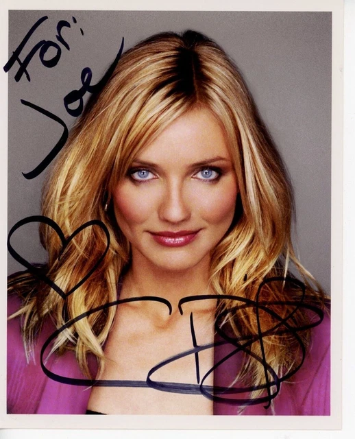 HANDSIGNIERTE 8X10 FOTO Film Star Schauspielerin Cameron Diaz EUR 35,74