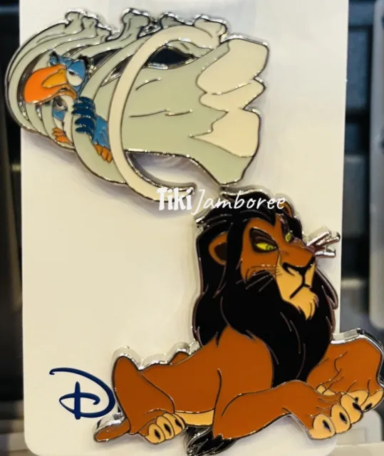 2023 Disney Parks Scar Bones Zazu Hornbill Bird Lion King Open Edition OE Pin