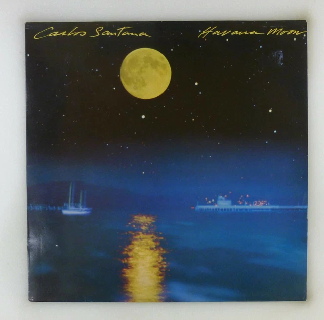 CARLOS SANTANA HAVANA Moon Lp 33T Vinyle Ex Cover Ex