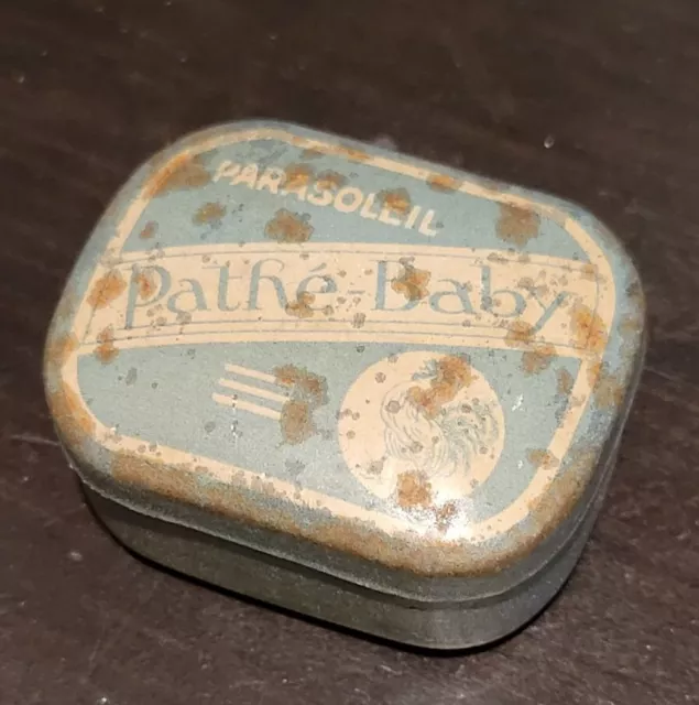 Rare pathe Baby Camera Or Projector Sun Shade Parasoleil Tin rooster Cockerel