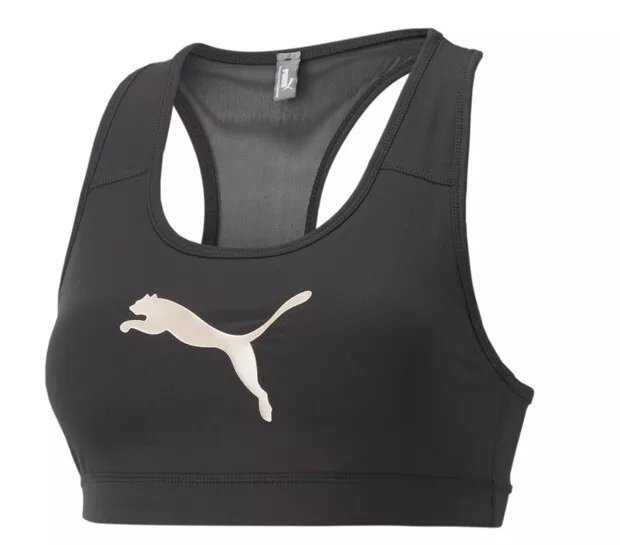 PUMA Damen  Mid Impact 4Keeps Graphic BH BRA Tank Top SPORT-BH