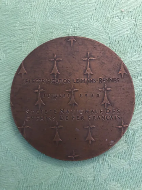 Médaille Collection SNCF 1965