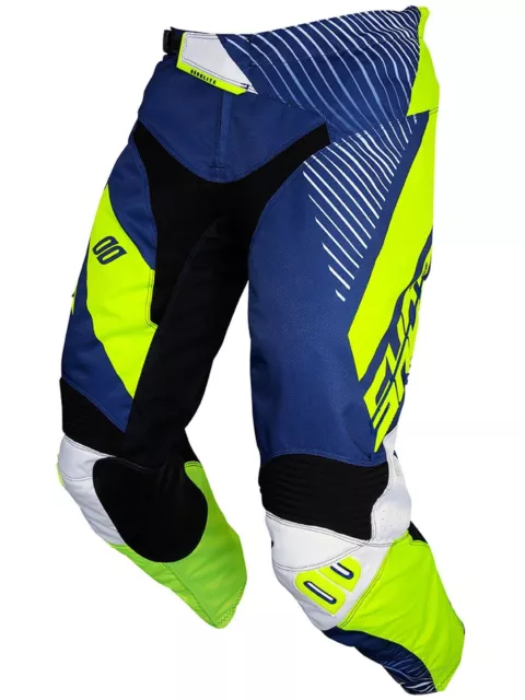 Shot Blue-Neon Yellow 2018 Aerolite Optica MX Pant - 28" Waist