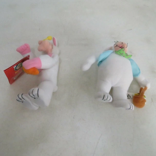 Popeye & Wimpy KellyToy Plush Easter Bunny 2004 King Features Cheeseburger