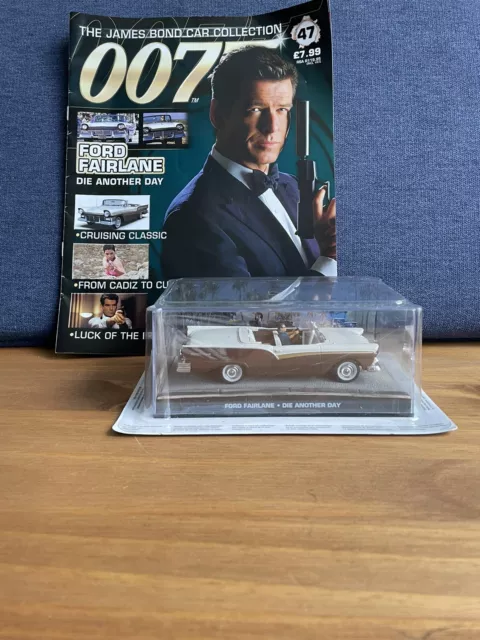 THE JAMES BOND 007 Car Collection Ford Fairlane + Magazine Issue No. 47 ...