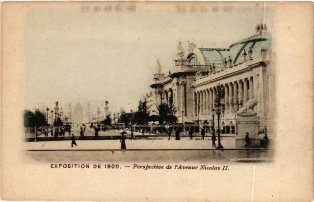 CPA PARIS EXPO 1900 - Perspective de l'Avenue Nicolas II (306275)