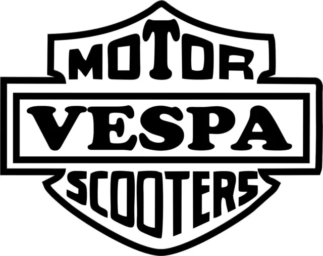 Sticker / Aufkleber “VESPA Motor Scooter”