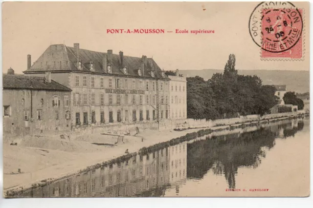 PONT A MOUSSON - Meurthe et Moselle - CPA 54 - Ecole Superieure