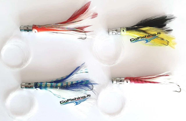 Esca Artificiale H2OPRO Kona Super Mirror Jet - 15 Cm, Colore Black Purple, Per Traina Costiera - Foto 2