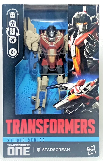 Transformers Studio Series – Starscream Clase De Lujo, Figura De 11.5 Cm Con 2 Modos Y Accesorios, Inspirada En Transformers One
