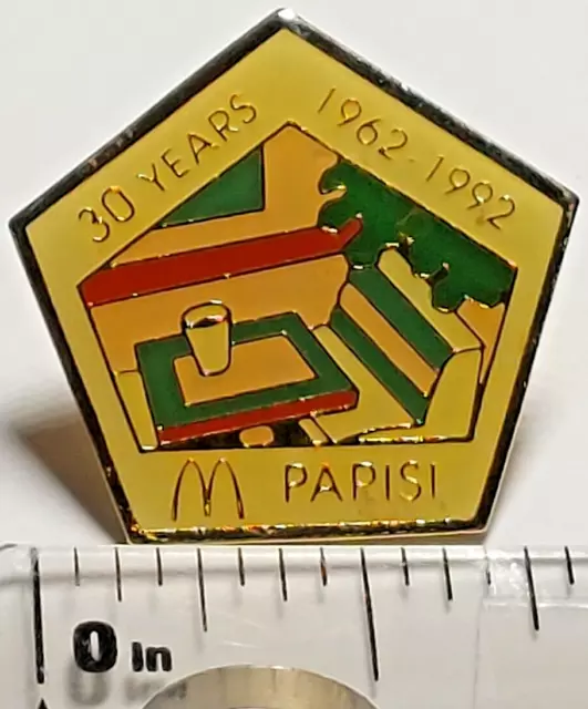 McDonald's Parisi 30 Years 1962-1992 Lapel Pin (031823)