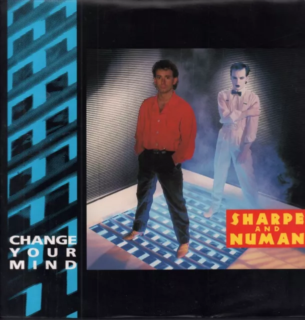 Sharpe and Numan Change Your Mind 12" vinyl UK Polydor 1985 in pic sleeve