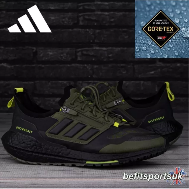 Adidas Ultra-Boost Gtx Mens Waterproof Gore-Tex Running Shoes Trainers Black