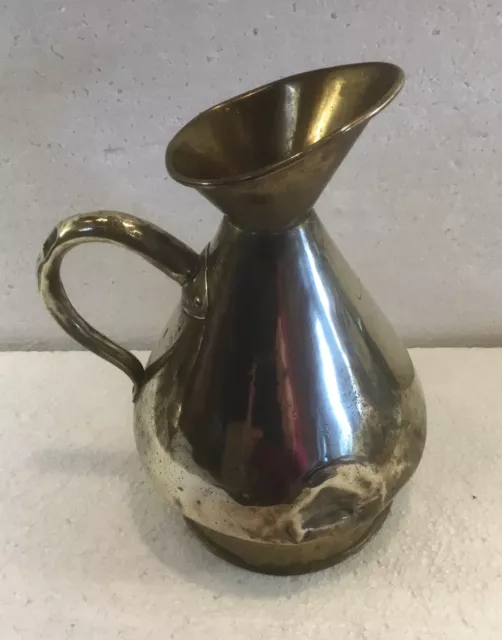 An Arts and Crafts Style, Handmade  Brass And Copper Jug.