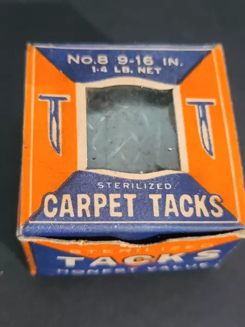 VTG Advertising Honest Value Tacks No. 8 Sterilized 1.4 lb Carpet Tacks 9/16 in.