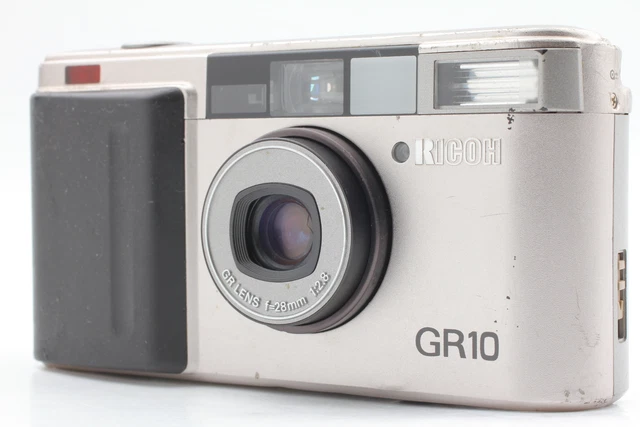 [As-Is] Ricoh GR10 Silver Point & Shoot 35mm Film Camera From JAPAN