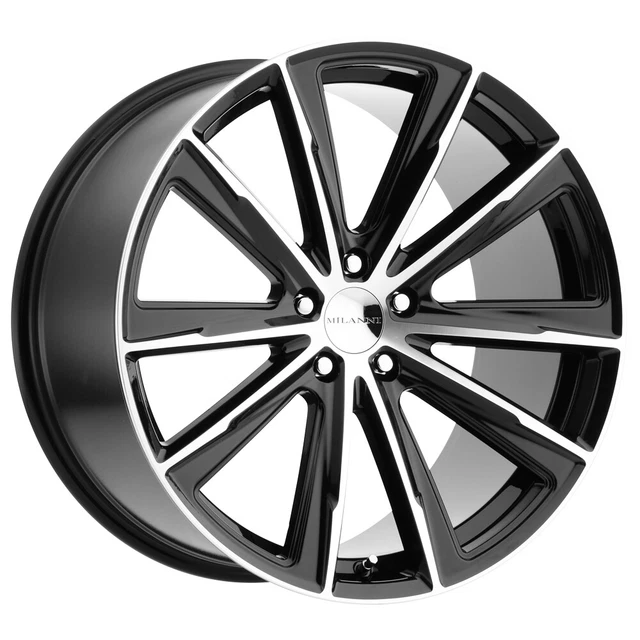 Vision 471 Splinter 20x9 5x120 +35mm Black/Machined Wheel Rim 20" Inch