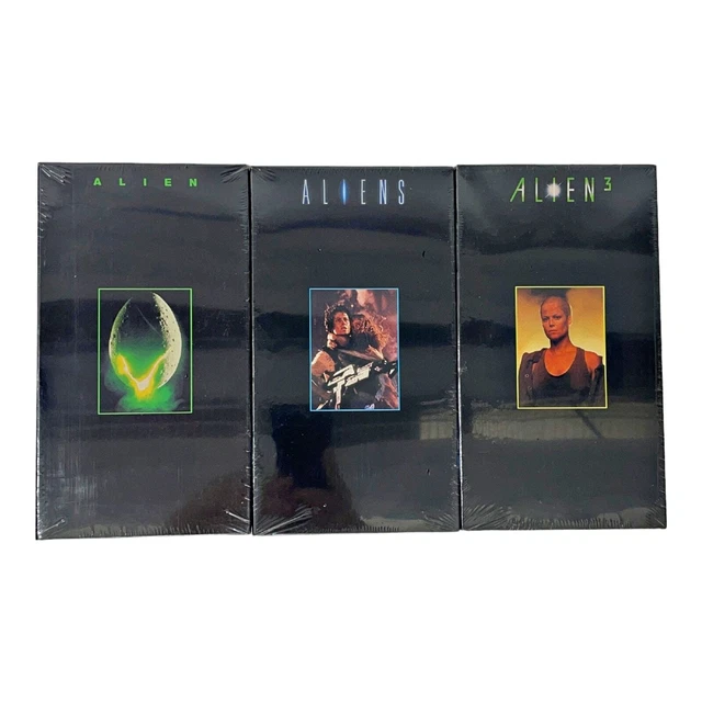 ALIEN / ALIENS / Aliens 3 Trilogy VHS Factory SEALED Watermarks 20th ...
