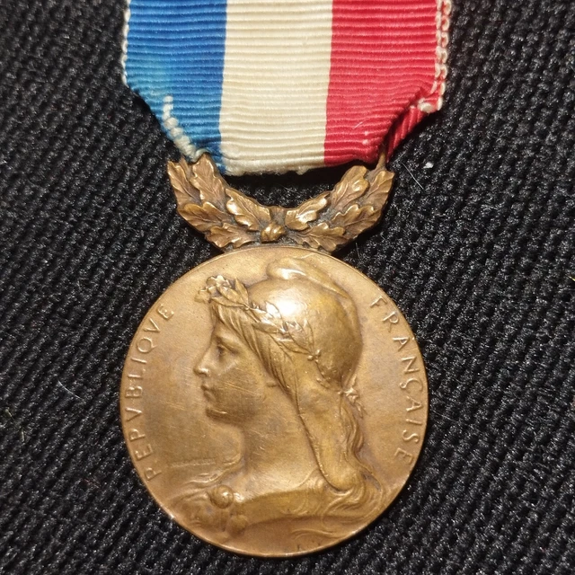 Médaille D'Honneur Aéronautique Vermeil - Décoration Militaire Française Originale