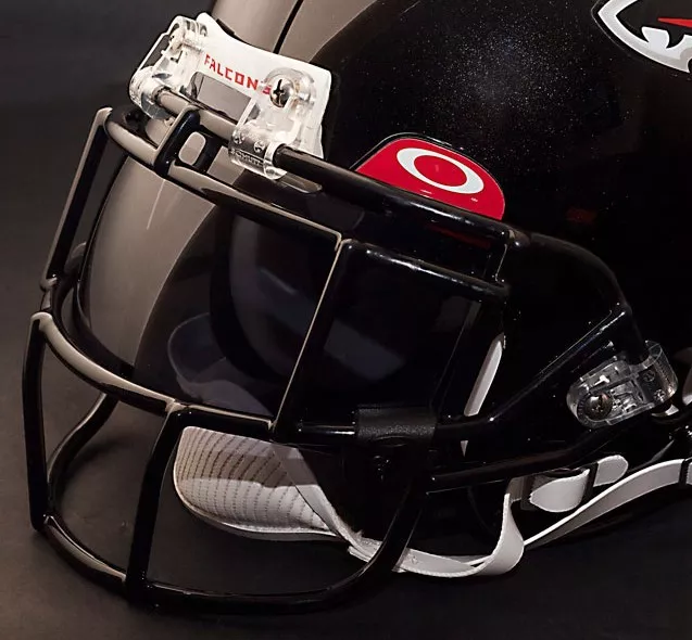 ATLANTA FALCONS NFL Schutt EGOP Football Helmet Facemask/Faceguard (BLACK)