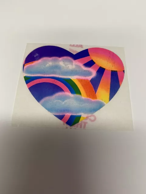 LISA FRANK HEART Sticker Mod 3” X 2 1/2” $10.00 - PicClick
