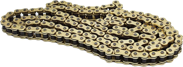 O-Ring Drive Chain 530 Pitch 150 Links 9850 Pounds Tensile Gold 530X150