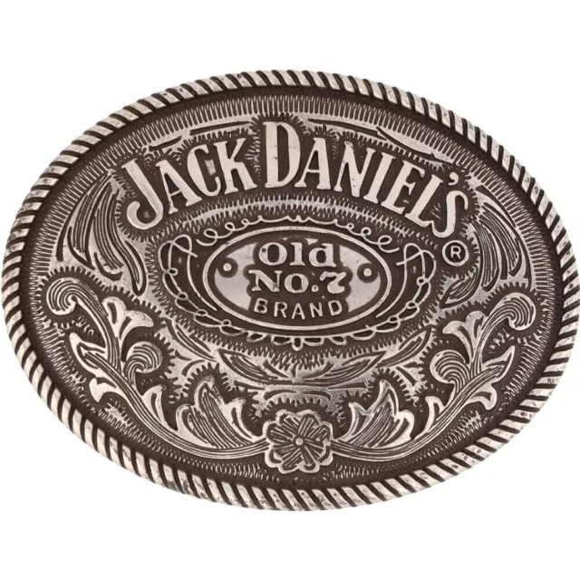 Jack Daniels Tennessee Whiskey Biker Cowgirl Cowboy Western NOS Belt Buckle