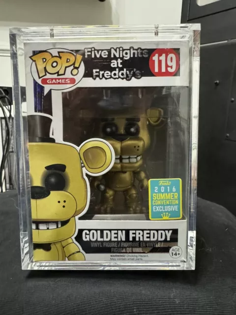 Five Nights at Freddys 119 Golden Freddy Funko Pop 2016 Summer Convention  Exclusive 