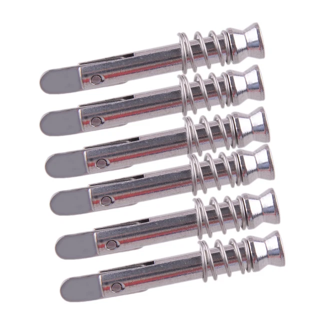 6x Stainless Steel Quick Release Pin for Boat Marine Bimini Top Deck Hinge ut