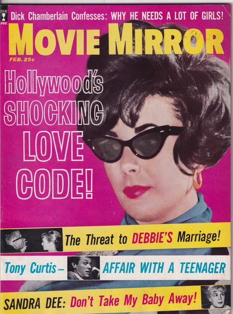 MOVIE MIRROR MAGAZINE - February 1963, Sandra Dee, Rick Nelson, Nick ...