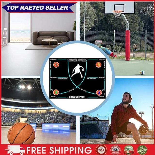 Football Dribbling Training Mat With Belt – Non-Slip Skills Mat For Ball Control & Footwork Practice