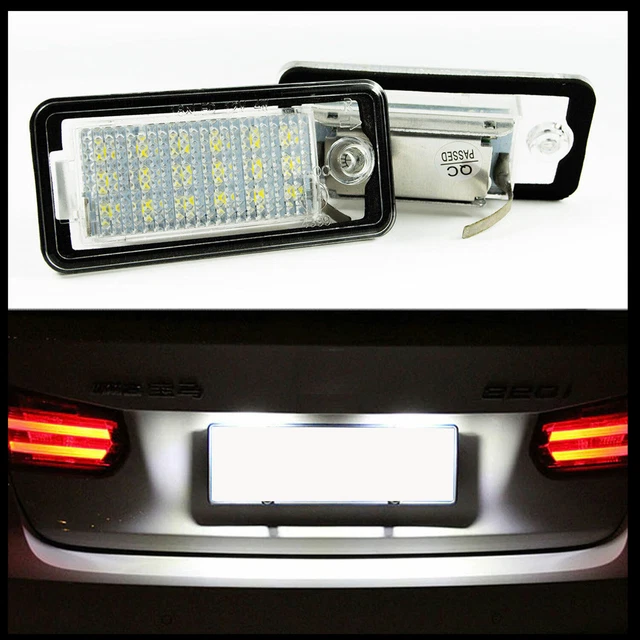 thumbnail image 2 of Rear License Plate Light Handle Strip For Audi A4 A5 A6 A8 A3 – Tailgate Release With Lights 2 of 5