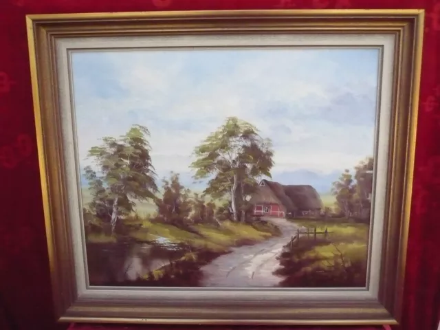 Emebellecedor Pintura __ Bauernhaus ___ Firmado _