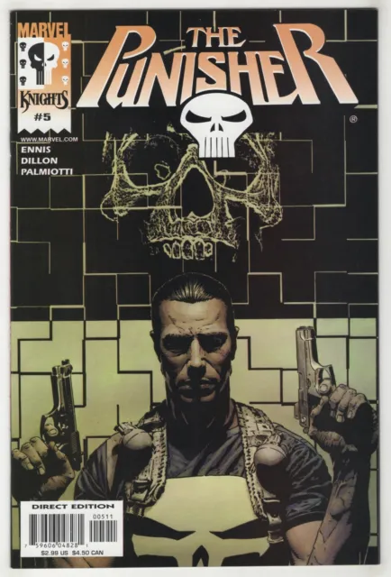Punisher #5 (Aug 2000, Marvel [Knights]) Garth Ennis, Steve Dillon, Bradstreet D