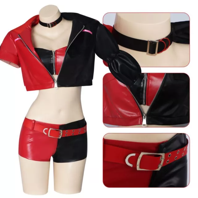 2024 Suicide Squad ISEKAI Cosplay Harley Quinn Costume Joker Squad Outfit