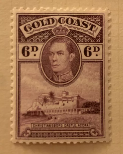 Gold Coast 1938-43 6d MVLH
