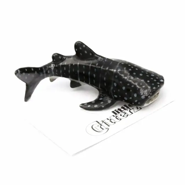Little Critterz  Whale Shark "Many Stars" miniature porcelain figurine