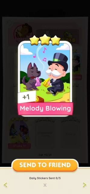 Monopoly Go Set 15 - Melody Blowing 3 🌟 SPEEDY DELIVERY