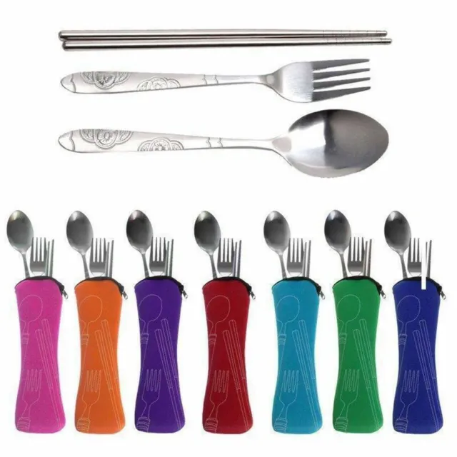 Picnic Fork Spoon Cutlery Bags Travel Packaging Tableware Case  Camping