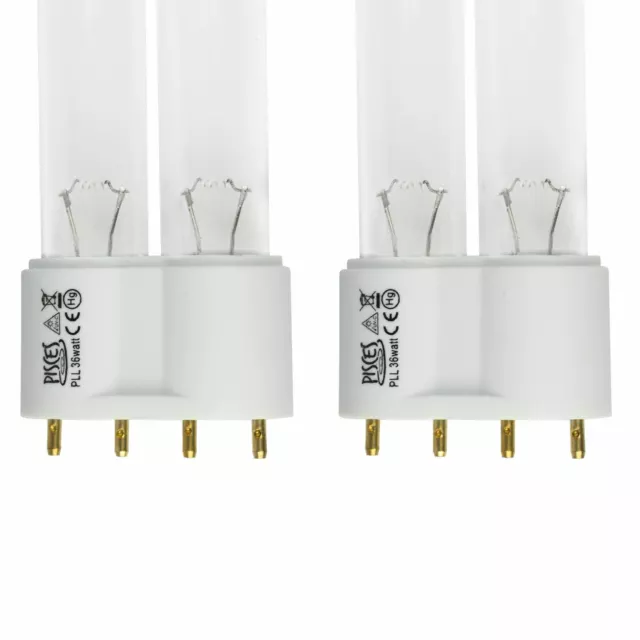 Twin Pack 36W 36 Watt Pll Pond Filter Uv/Uvc Bulb/Light/Tube/Lamp Ultra-Violet 2