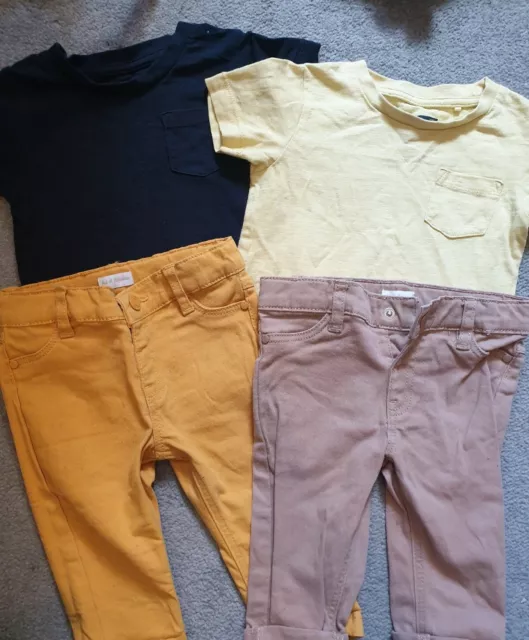 Baby Clothes Bundle 6-9 Months Unisex Tops Trousers Includes Next