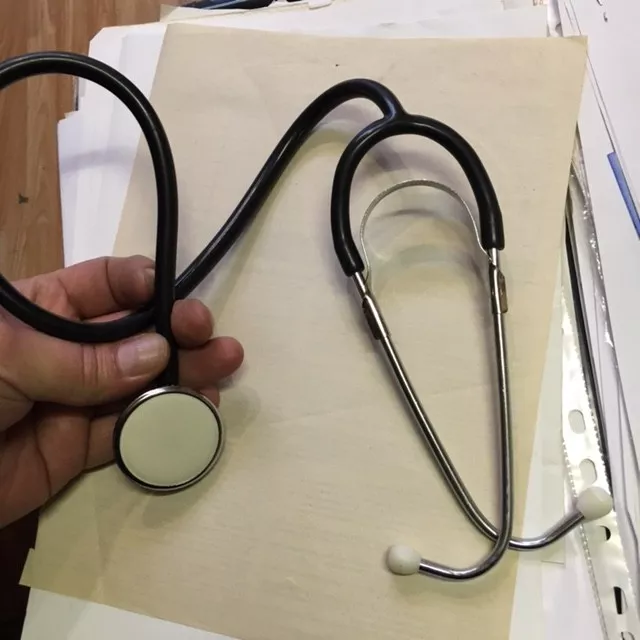 vintage Japanese FOCAL Medical Stethoscope Super Scope Made in JAPAN