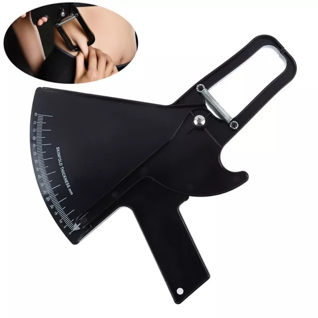 80mm Skinfold Caliper Body Fat Caliper Fitness Tester Analyzer Fat Measure To F3