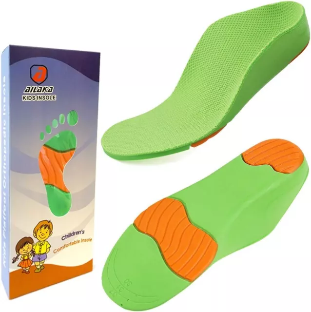 Kids Orthotic Cushioning Arch Support Shoe Insole Children Plantar Fasciitis