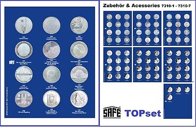 Safe 7310-2 Allemand pièces commémoratives 2004-2006 Topset feuilles monnaie