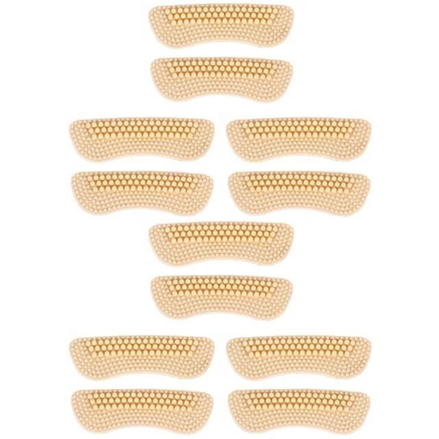 2 Sets Silica Gel Silicone Post Men Women Heel Liners High Inserts