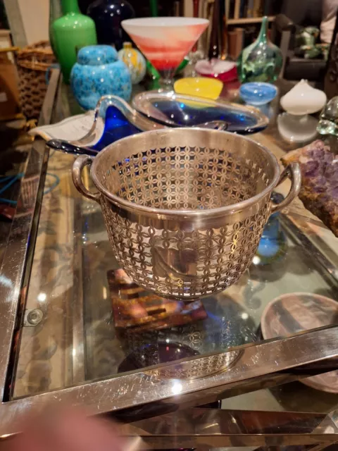 Beautiful Gorham Silver Plated Plant Pot Holder, 1938, VGC