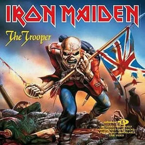 Iron Maiden CD single (CD5 / 5") The Trooper UK CDEM662 EMI