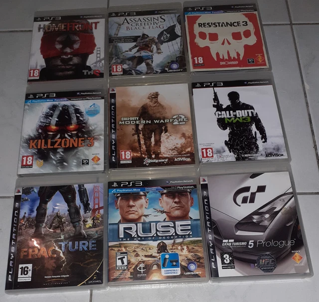 Lot De 30 Jeux PlayStation 3 - états Variables (rayures, Manque Notices), Pour Collection Ou Revendeur